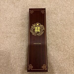 Reusable Brown Ironwood Chopsticks 2 Pairs in Brown Wooden Gift Box